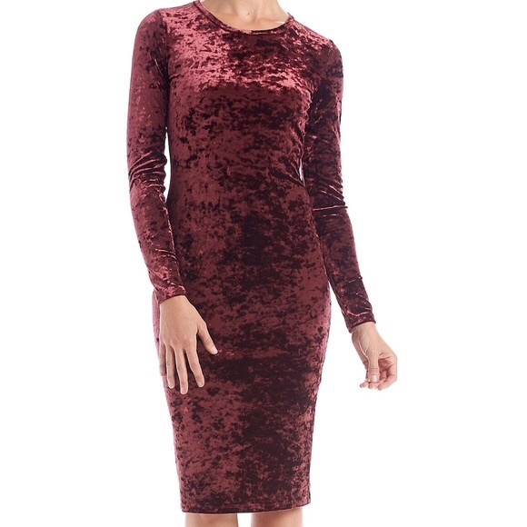 michael kors crushed velvet dress